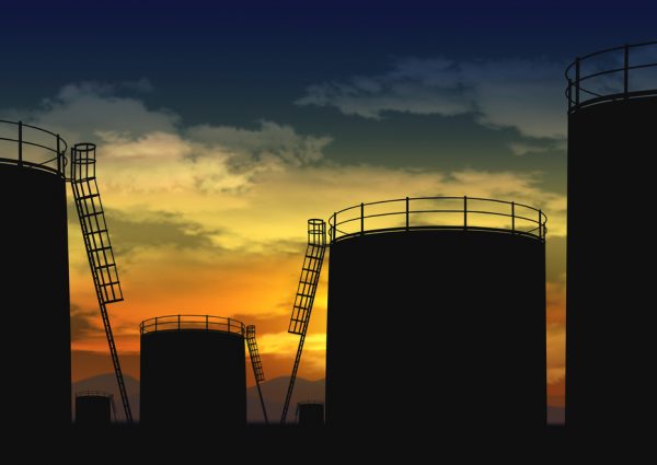 Oil,Terminal,,,Oil,Tank,Silhouette about